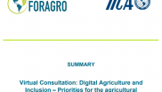 Cover of FORAGRO consultation report 2019