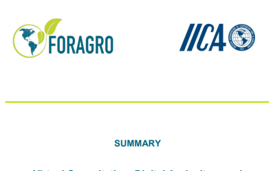 Cover of FORAGRO consultation report 2019