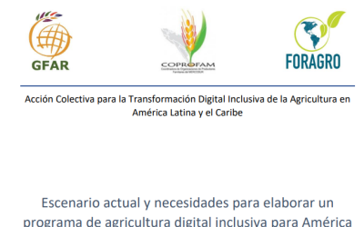 Cover - Escenario actual y necesidades para elaborar un programa de agricultura digital inclusiva para América Latina y el Caribe